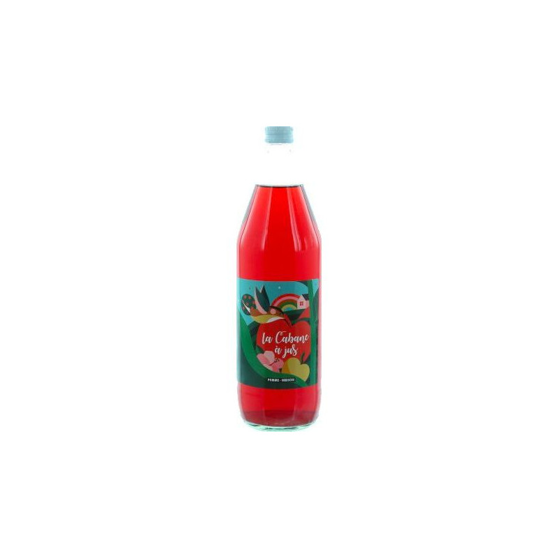 *PRODUIT BLOQUE* JUS DE POMME HIBISCUS CABANE A JUS 1L